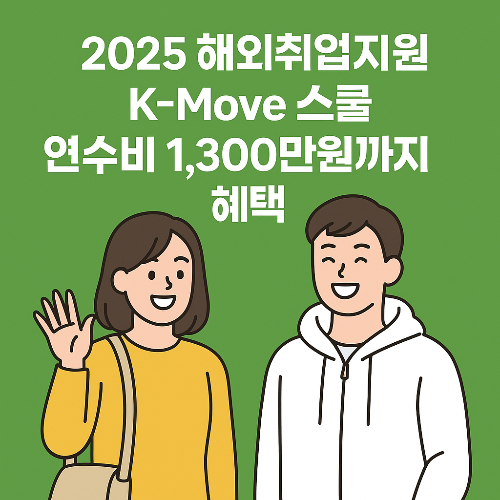 2025 해외취업지원 K-Move 스쿨 연수비 혜택