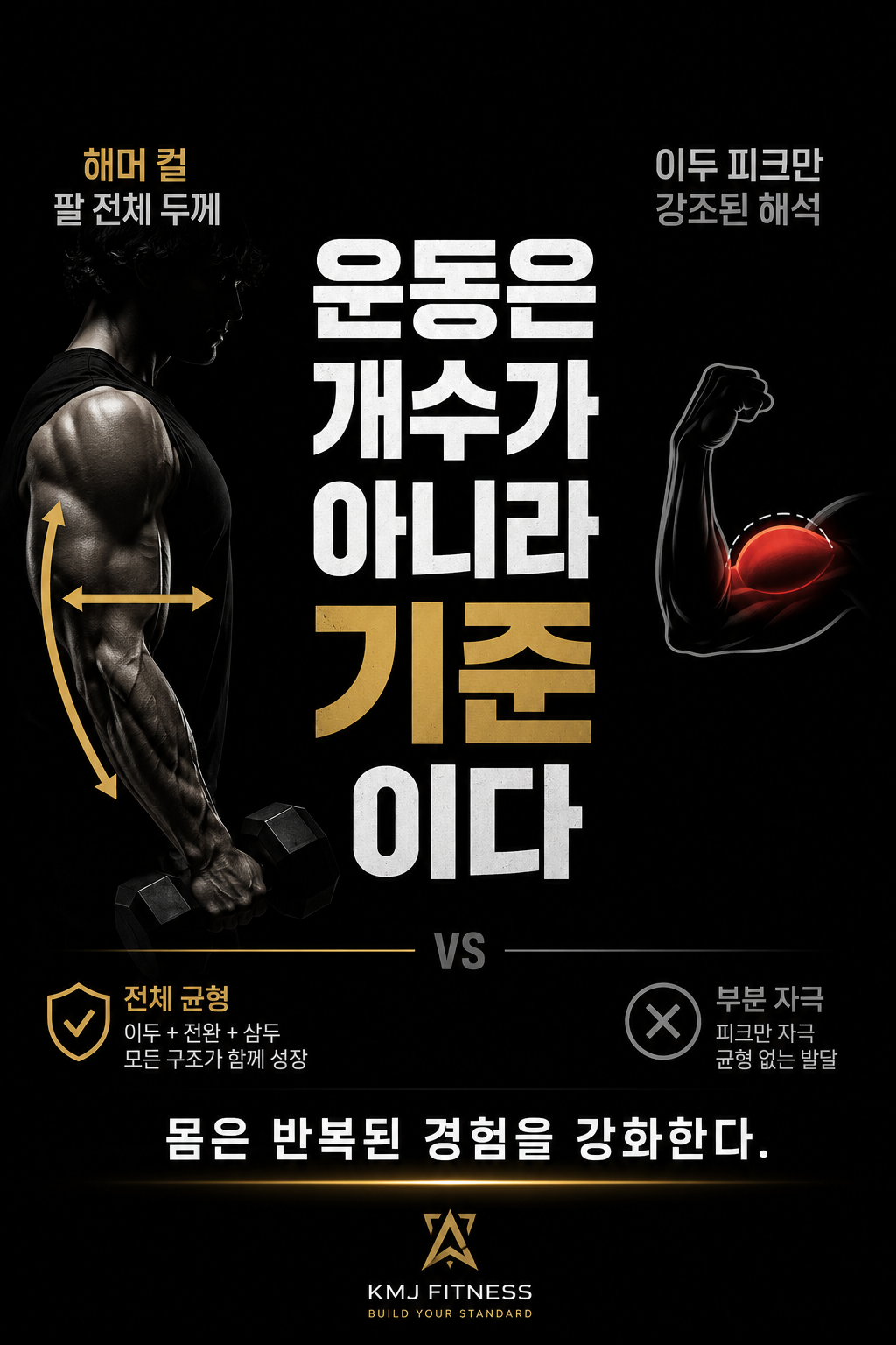 운동은 개수가 아니라 기준이다
