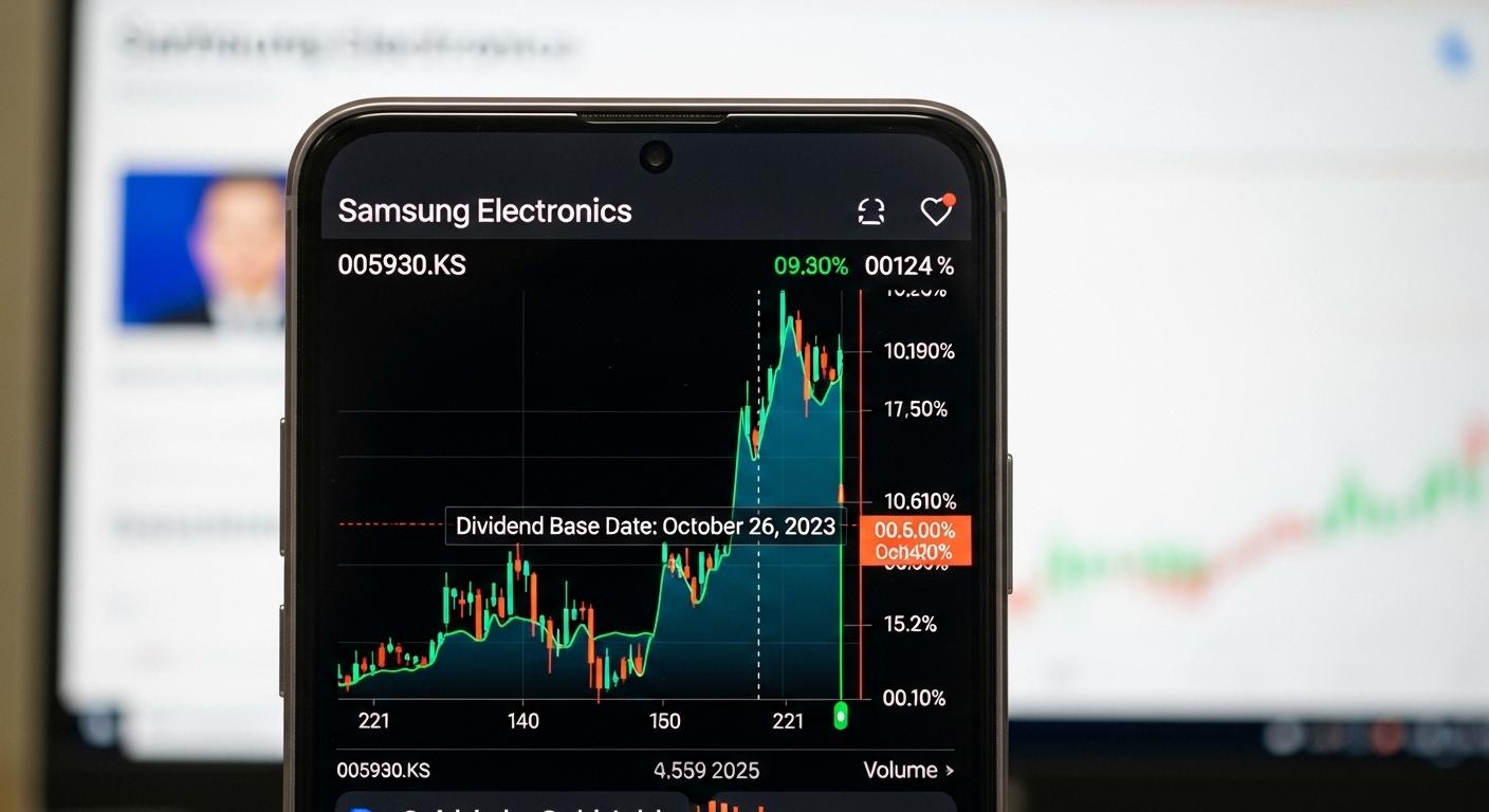 삼성전자 주가 배당금 기준일