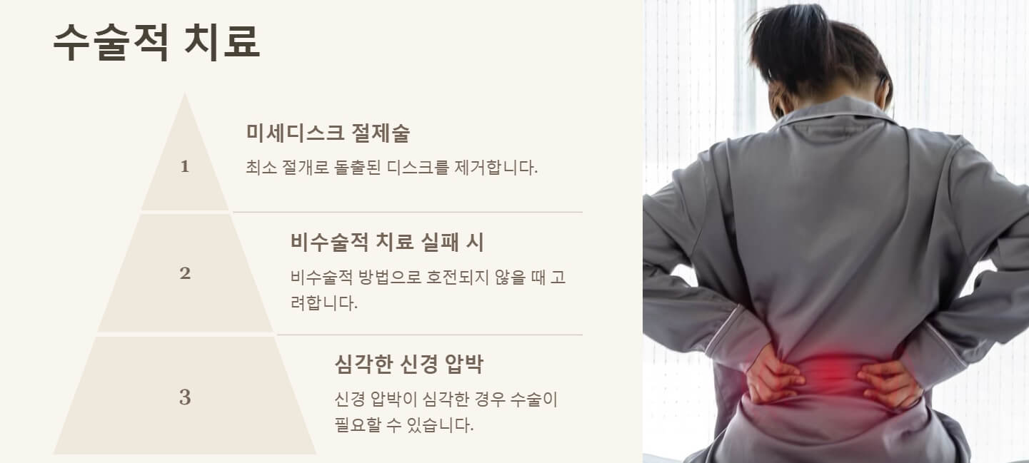 허리디스크 다리저림 및 치료법