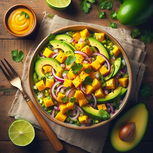 망고-아보카도-샐러드