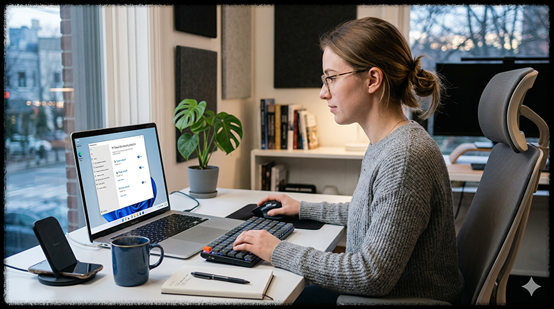 Windows 방화벽이 활성화된 상태를 확인하는 모습