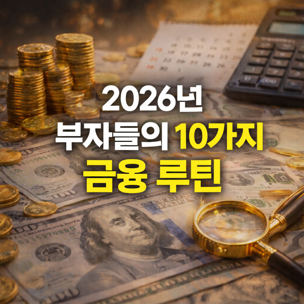 돈은 버는 게 아니라 지키는 것이다|2026년 부자들의 10가지 금융 루틴
