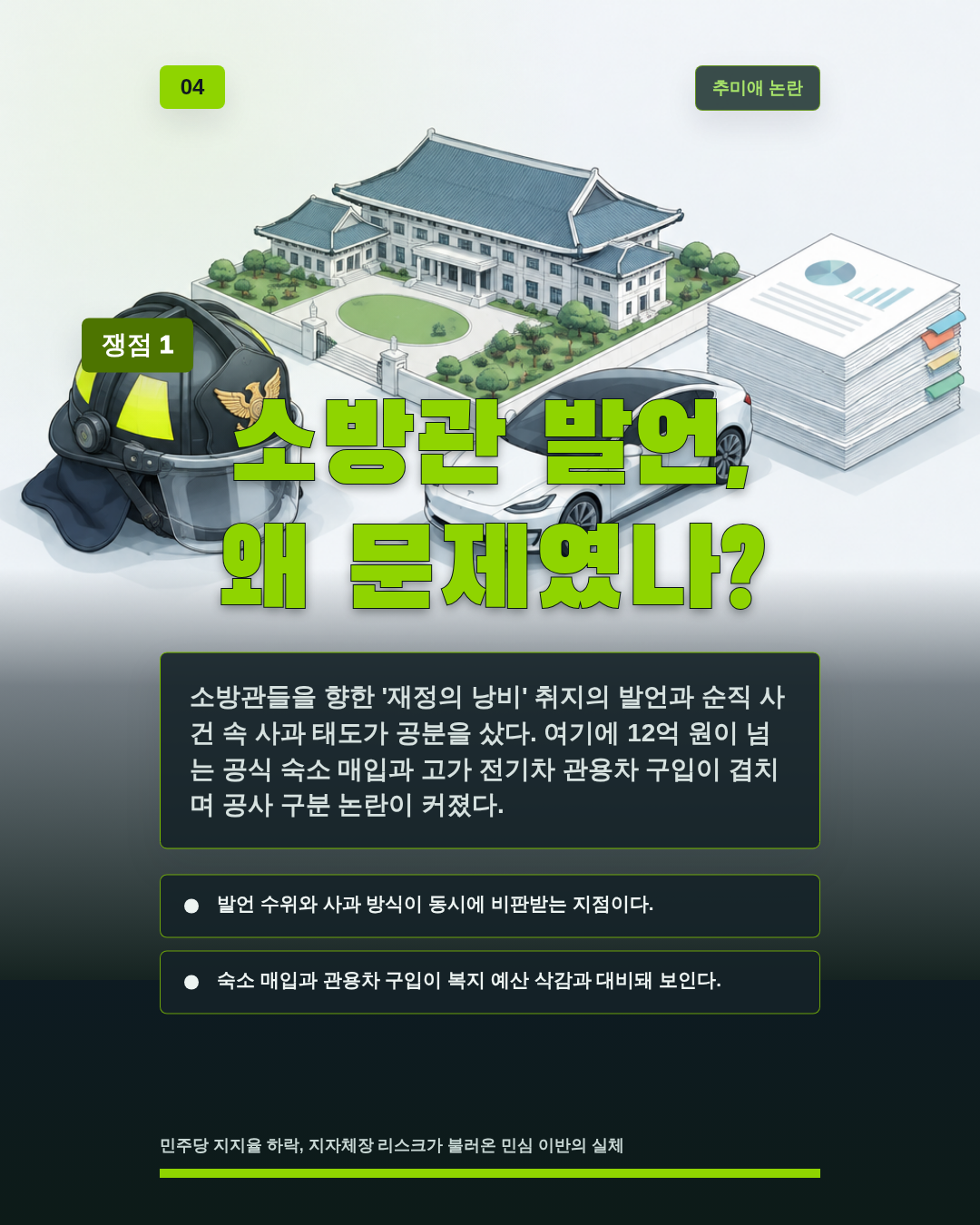 소방관 발언, 왜 문제였나?