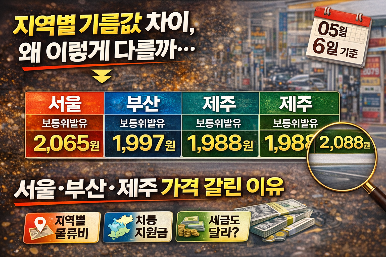 같은 휘발유인데 왜 지역마다 다를까&hellip;기름값 차이의 진짜 이유