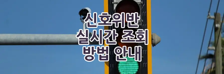 신호위반-실시간-조회-방법-안내