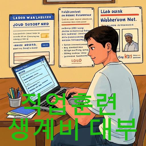 직업훈련 생계비 대부 vs 훈련참여지원수당