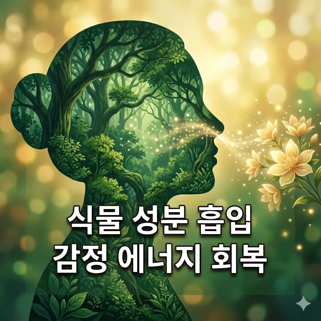 식물 성분 흡입이 감정 에너지 회복에 기여하는 과정