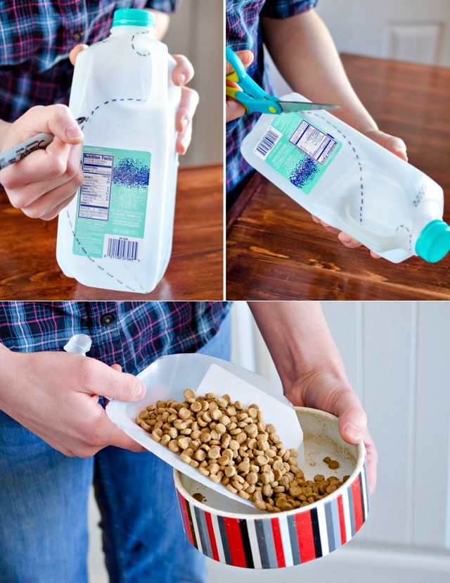 반려동물 사료 우유통 재활용 페트병 활용법 공예, 생활 팁줌 매일꿀정보