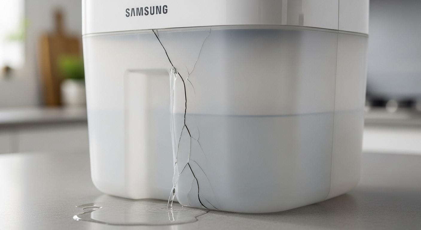 삼성 제습기 물통 깨짐