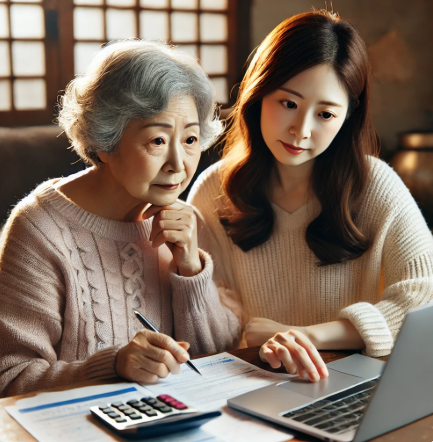 기초연금 모의계산 따라하기