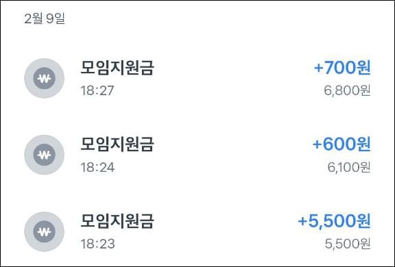 모임지원금