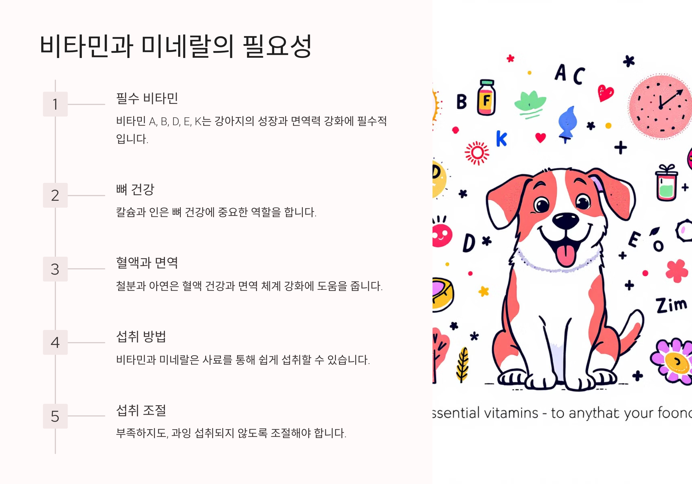 비타민과 미네랄의 필요성