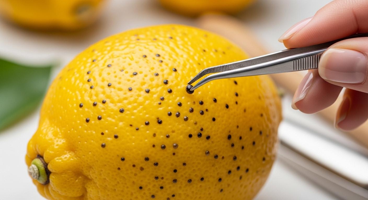 검버섯 없애는법 레몬