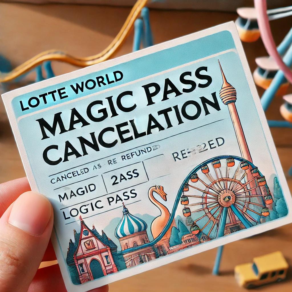 롯데월드 매직패스 취소표