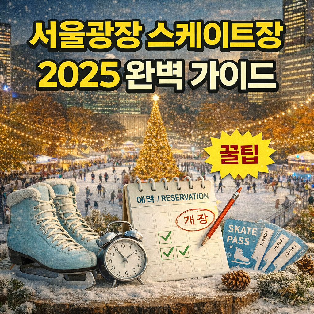 서울광장 스케이트장 예약하러 가기