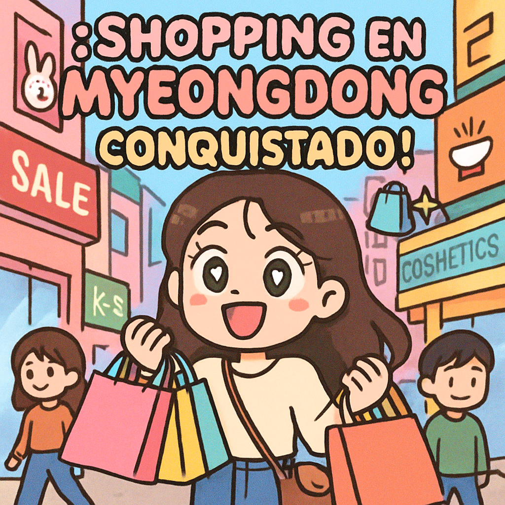 ¡Shopping en Myeongdong Conquistado! 🛍️✨