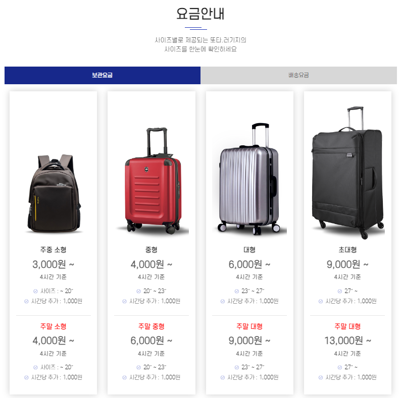 서울역 짐보관