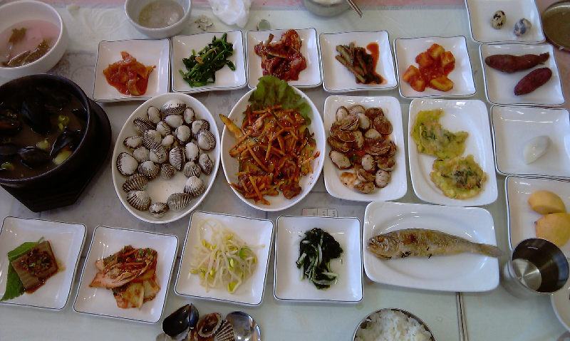 꼬막정식 한상차림