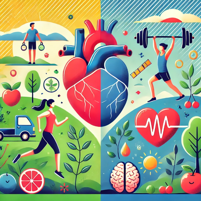 건강과 운동의 긍정적인 관계