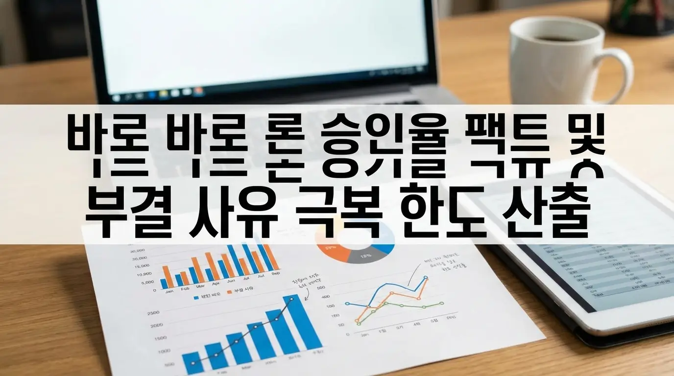 바로 바로 론 승인율 팩트 및 부결 사유 극복 한도 산출