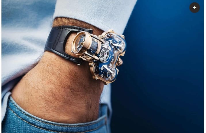 우주선 모양의 1억대 시계 막시밀리앙 뷰세와 친구들(MB&F) VIDEO: Pure Imagination: The MB&F Horological Machine No. 9 – “Sapphire Vision”