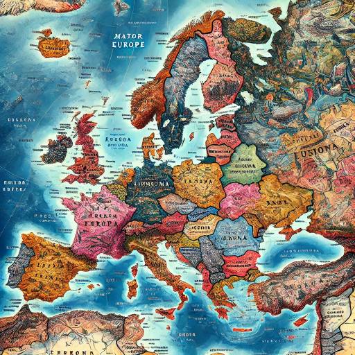 유럽 지도 크게 보기 방법