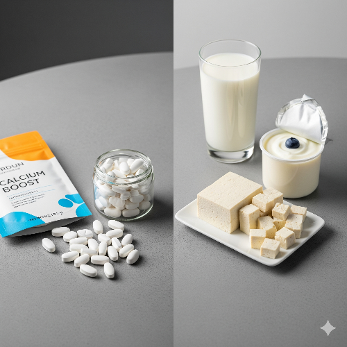 칼슘 섭취 음식 vs 영양제