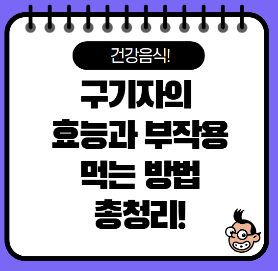 구기자 효능과 부작용 총정리