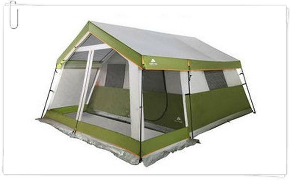 캐빈 형태 텐트 이미지