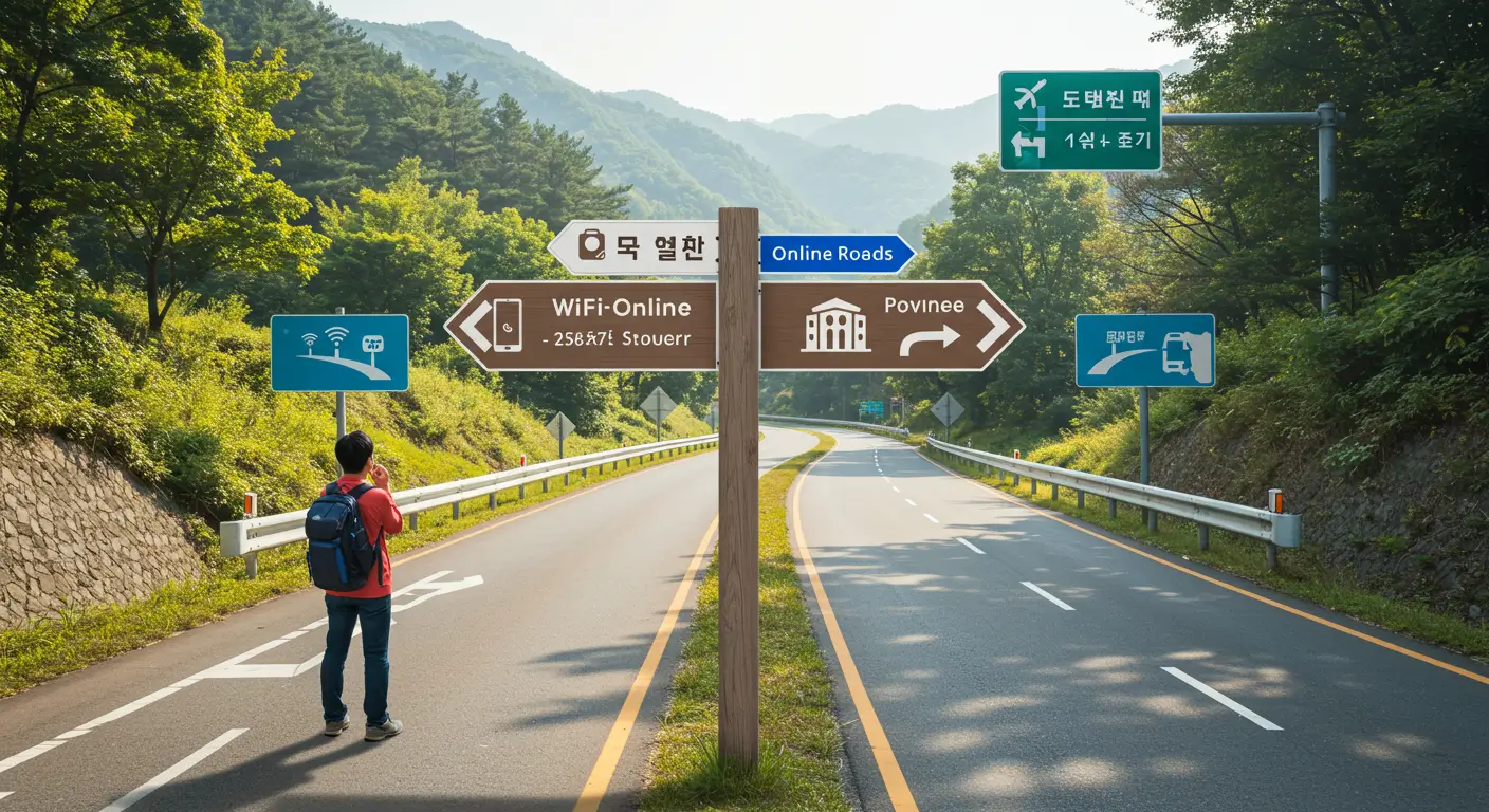 온라인 대환대출과 정책서민금융이라는 정부지원 갈림길에서 고민하는 모습