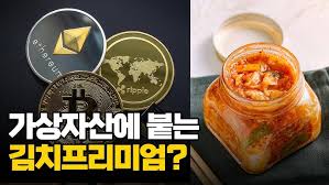 김치 프리미엄 역전?