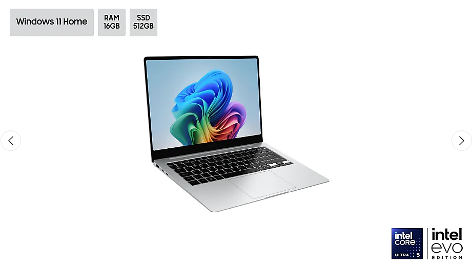 삼성전자 노트북, 랩탑 갤럭시북5 프로 35.6cm(14인치), 인텔 울트라5