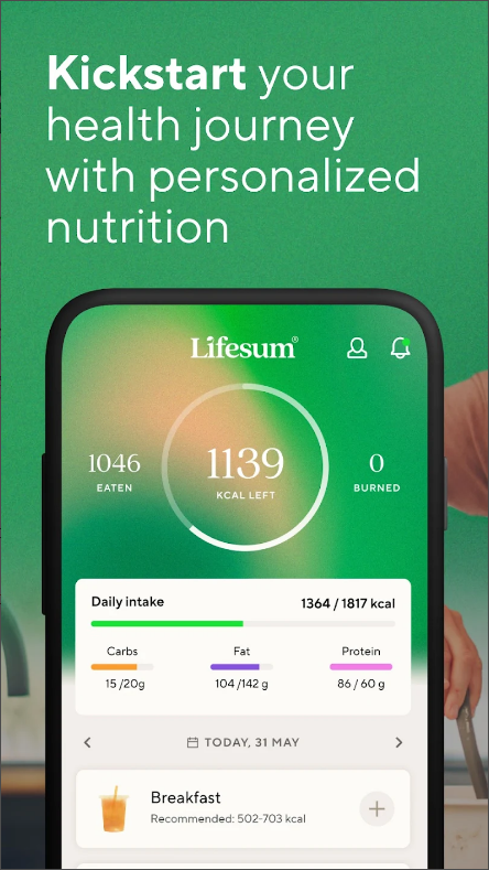 Lifesum, 맞춤형 영양 및 건강 식습관 관리 앱, 칼로리 추적 이상의 가치 제공