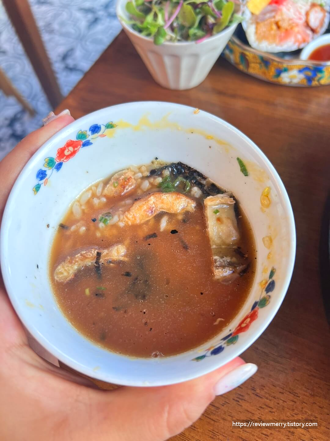 오차즈케 넣은사진