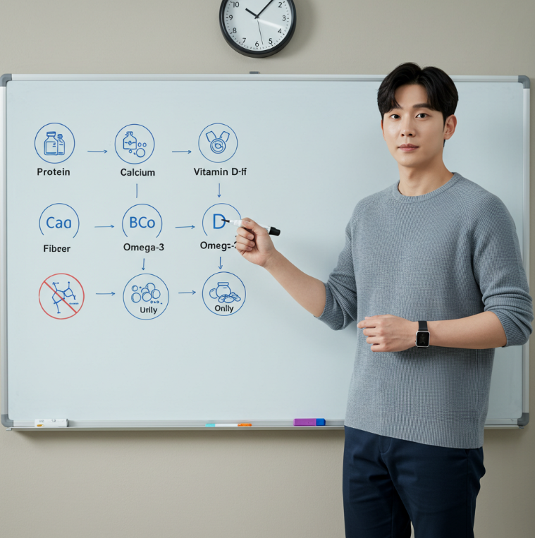 필수 영양소와 권장 섭취량