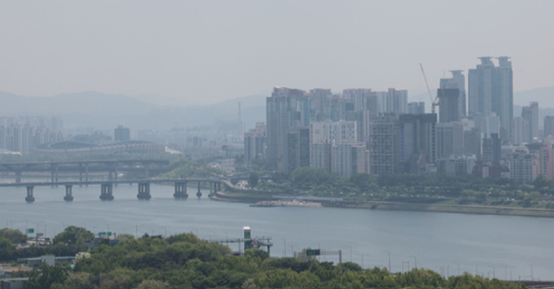 서울 청담동일대 아파트 전경