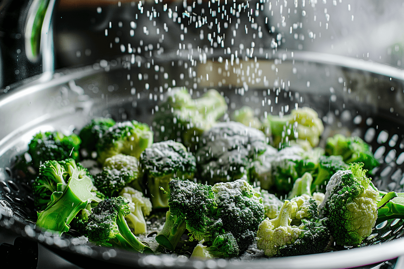세척중인-브로콜리-이미지
