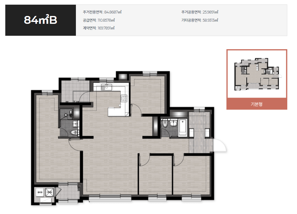 평택 고덕 호반써빗3차 단지배치도
