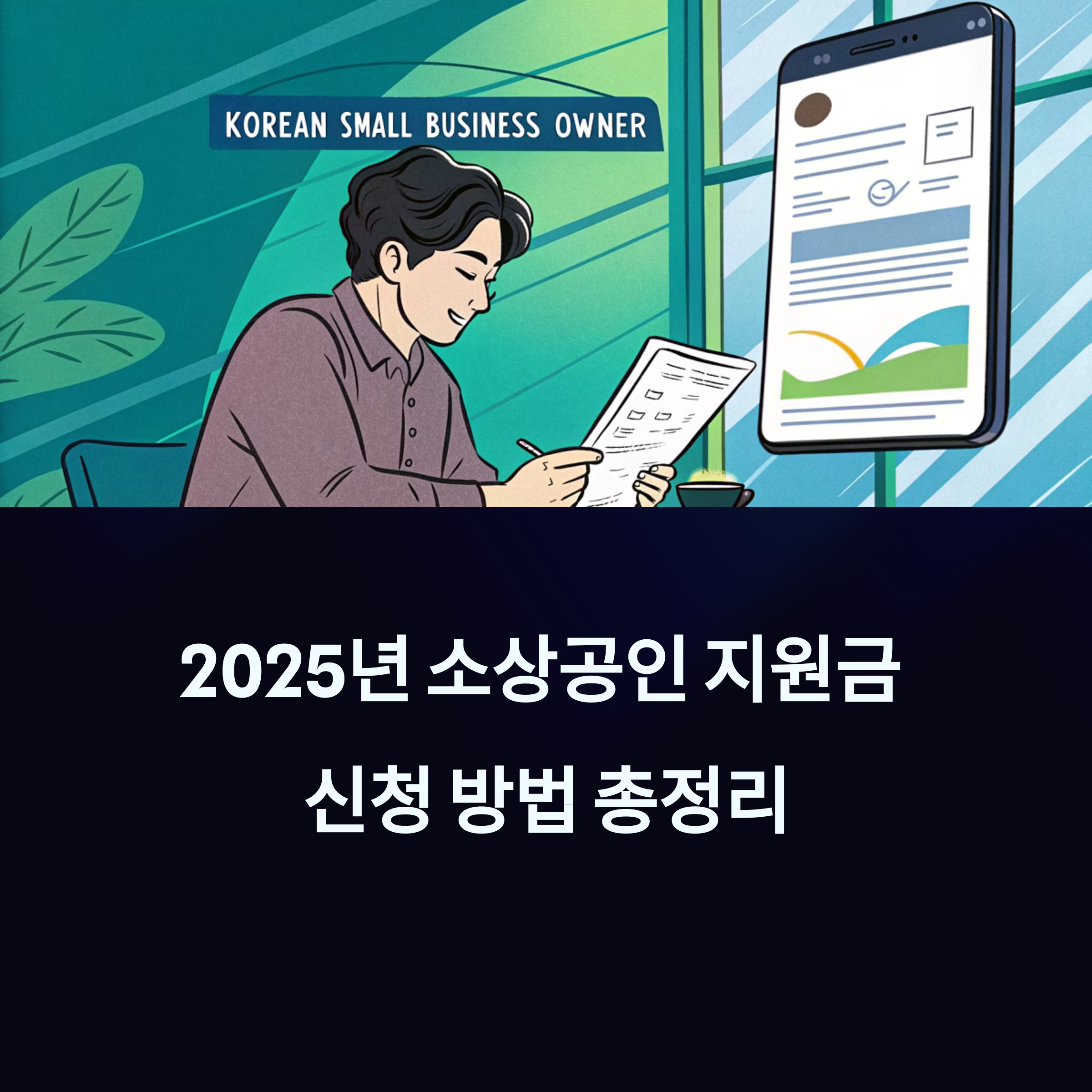 2025년 소상공인 지원금 신청 방법 총정리