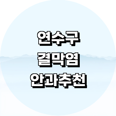 인천 연수구 안과