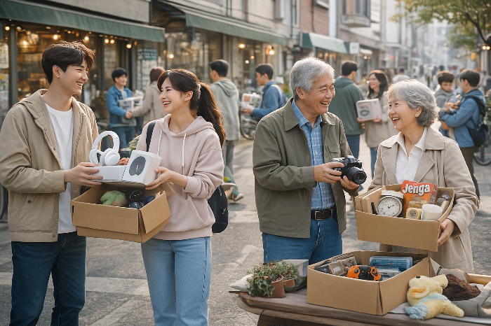 중고 거래를 통해 연결된 다양한 소비자