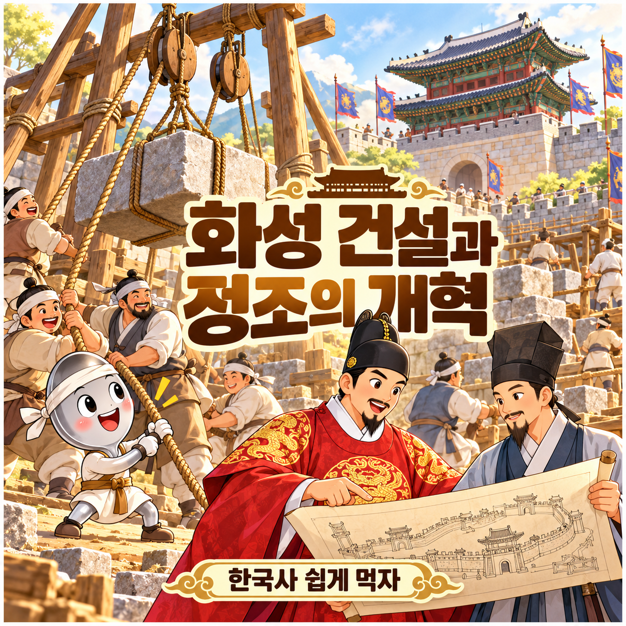 화성 건설과 정조의 개혁을 표현한 대표 썸네일