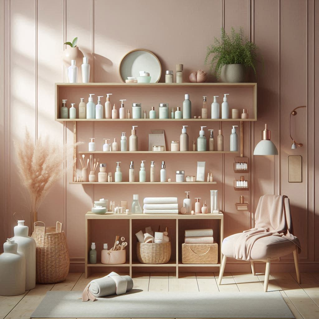 피부,체형관리 샵 배경