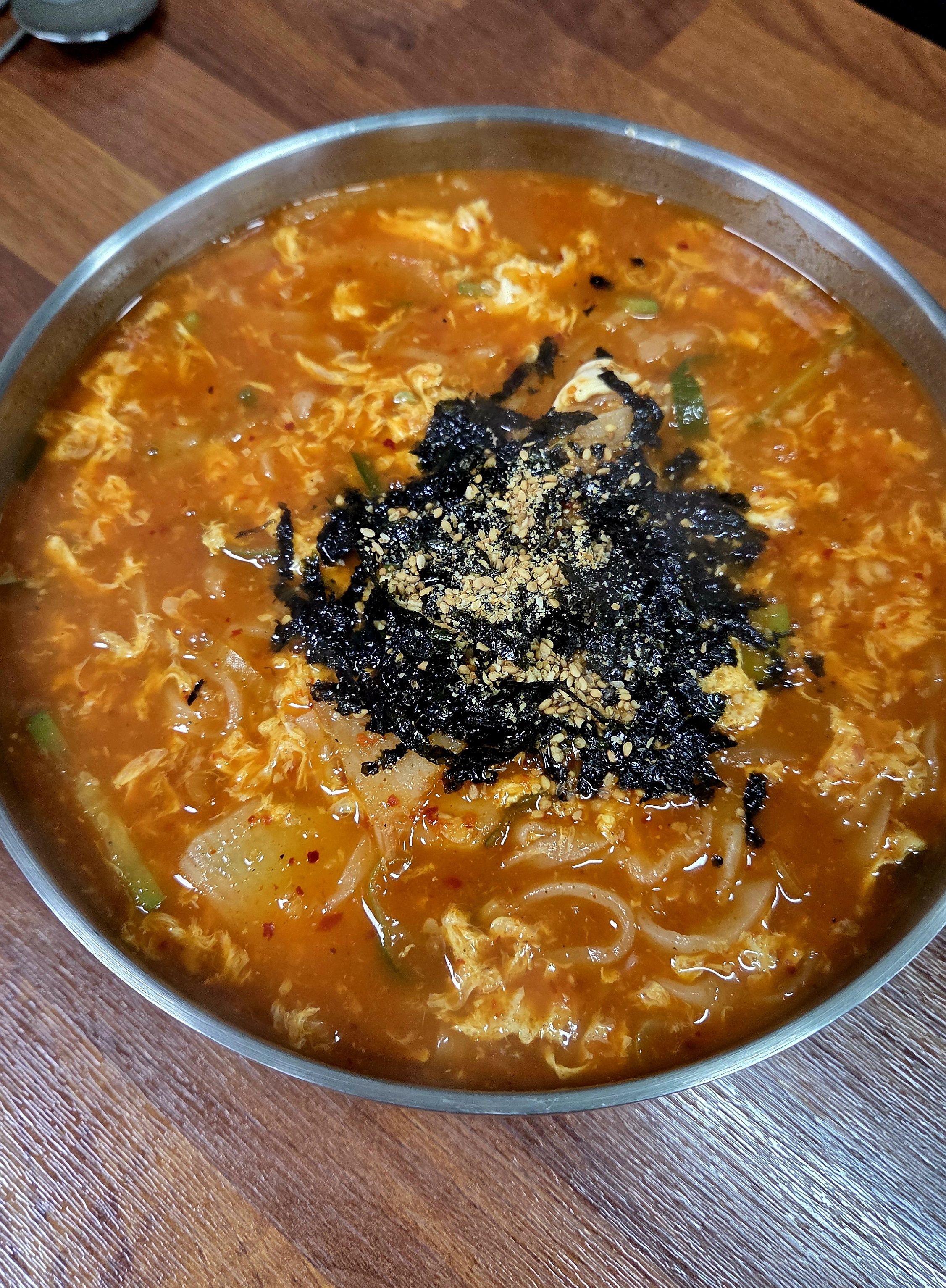 장칼국수