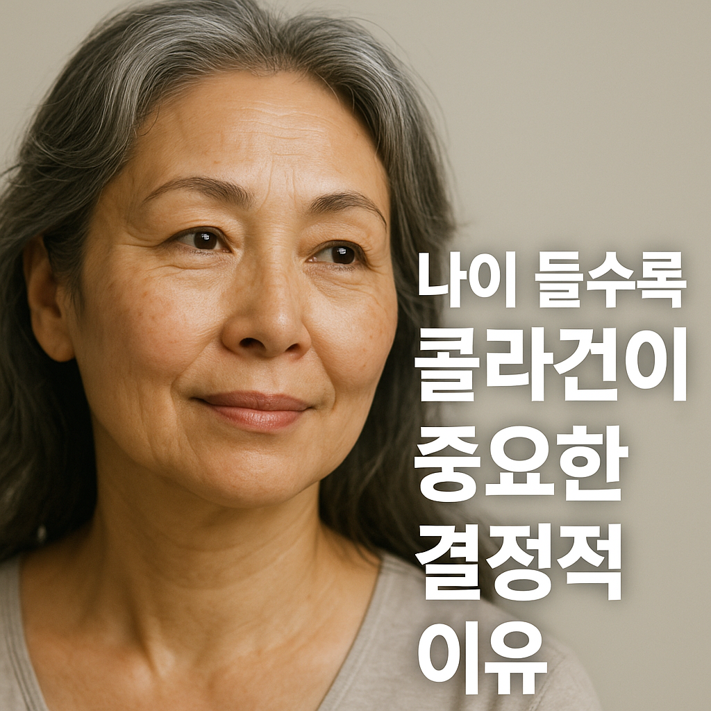 나이 들수록 콜라겐이 중요한 결정적 이유