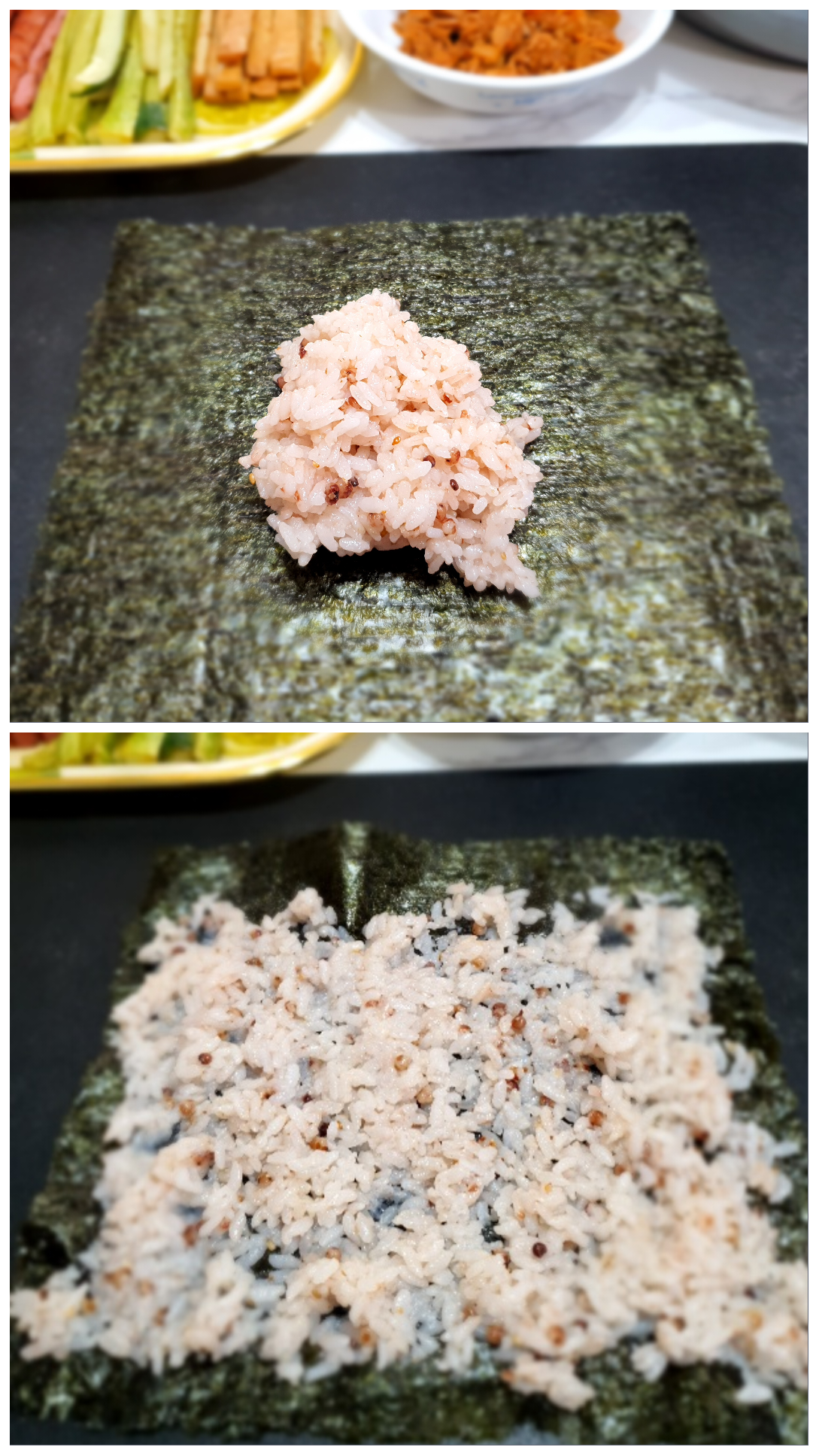 야구공-크기-정도로-밥을-넣습니다.