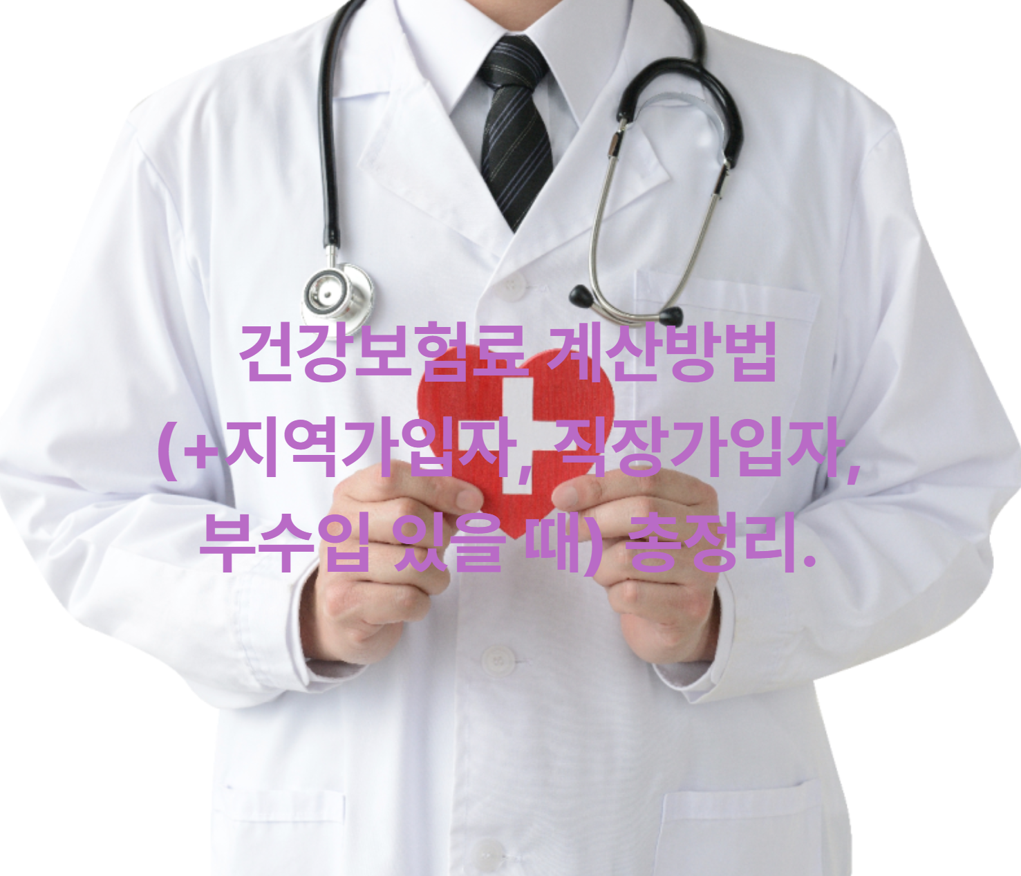건강보험료 계산방법 (+지역가입자, 직장가입자, 부수입 있을 때) 총정리