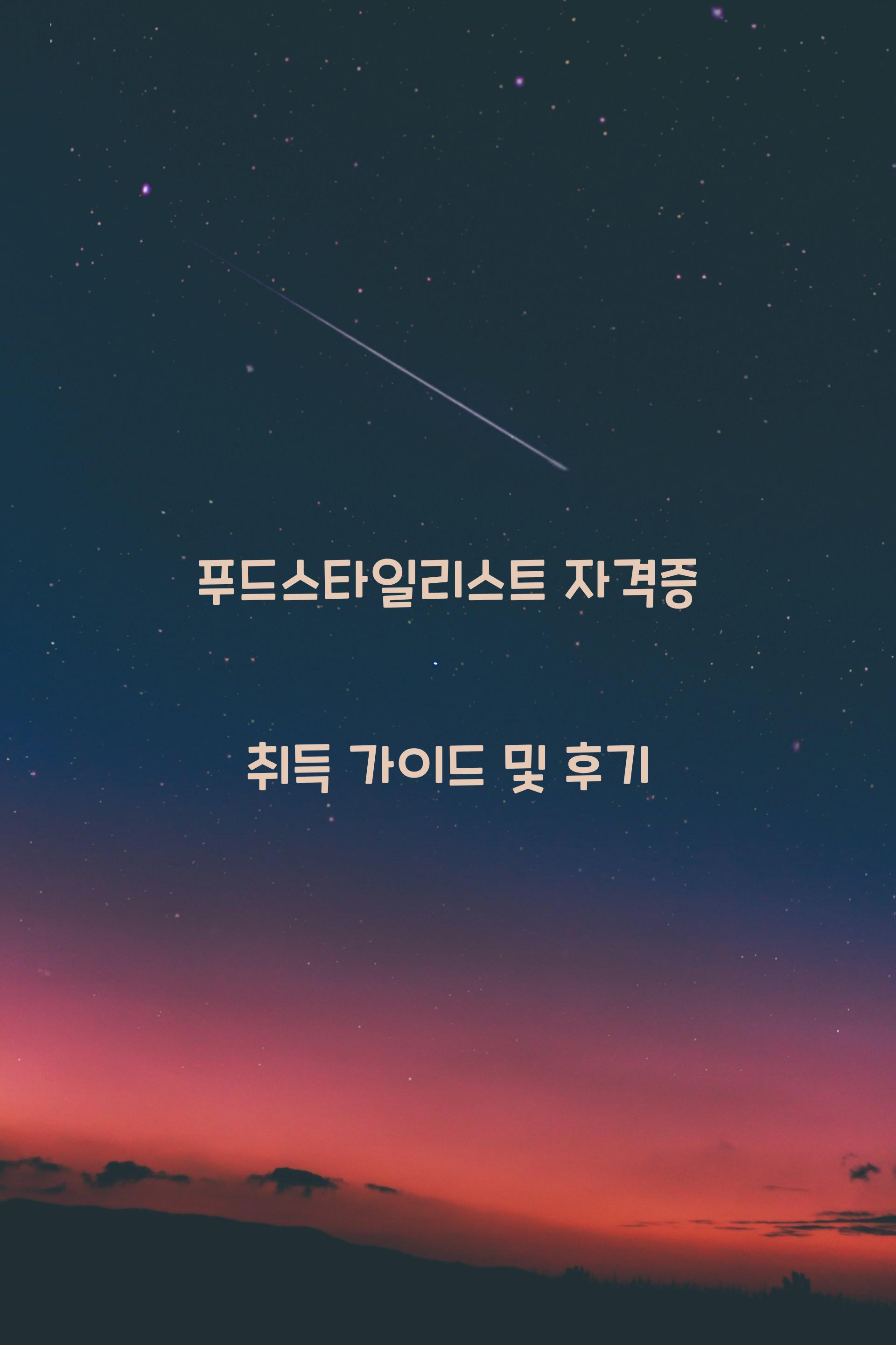 푸드스타일리스트