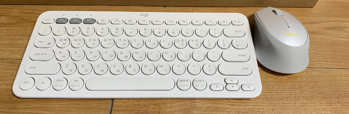 로지텍 m331 마우스와 k380 키보드